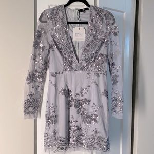 BNWT Misguided sparkly dress